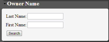Owner Name Search